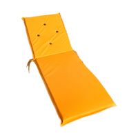 COJIN MOSTAZA EN LONA POLIESTER UV PARA REPOSERA 55 x 5 x 200 cm