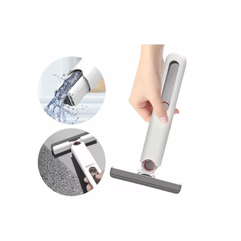 GENERICO - Mini Mopa Trapeador Auto Exprimible Portátil Hogar Plegable