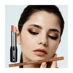 DOLCE BELLA - SET Delineador para labios Y labial en barra mismo tono.