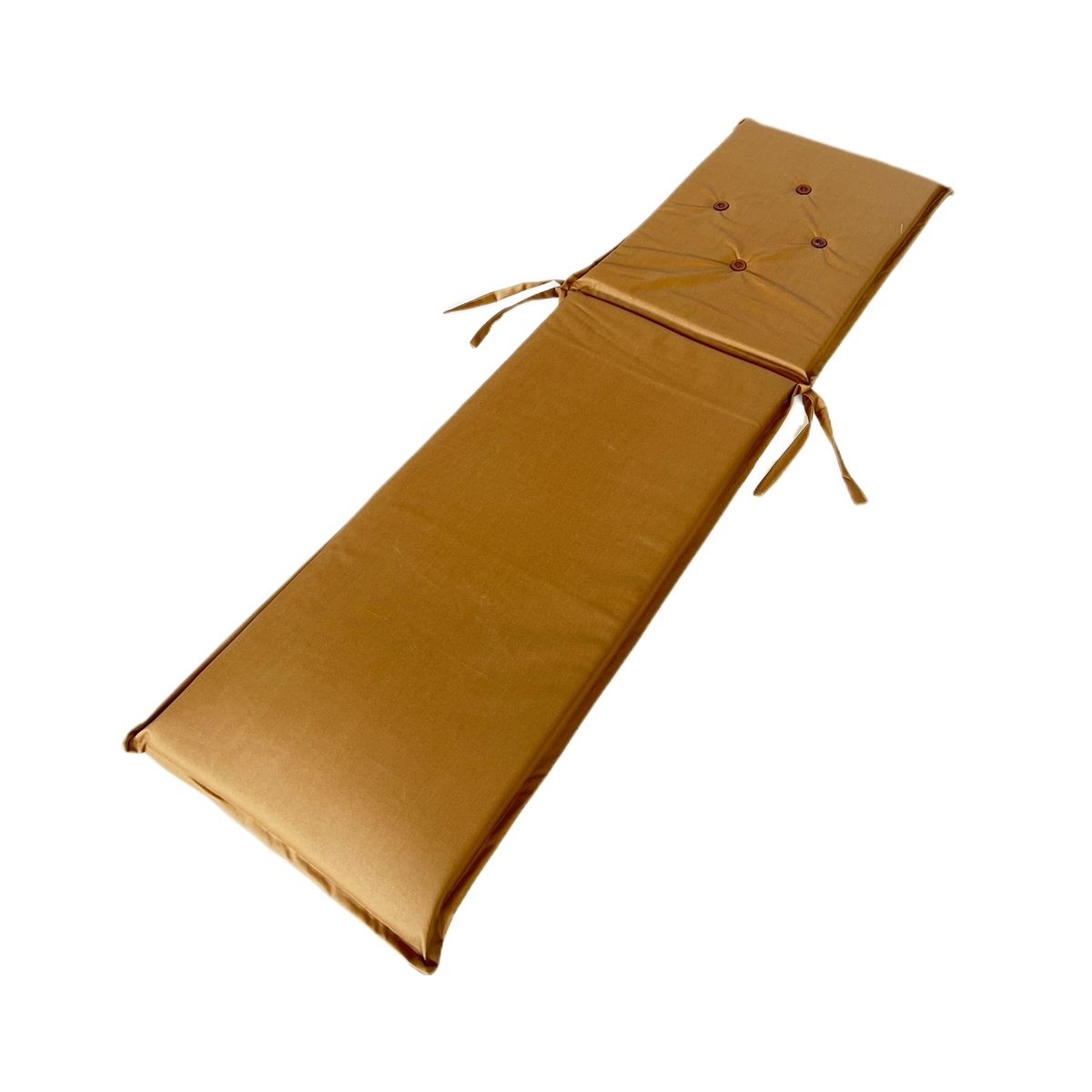 CHILENA CASAGRANDE - COJIN CAFE  EN  LONA  POLIESTER  UV  PARA REPOSERA 55 x 5 x 190 cm