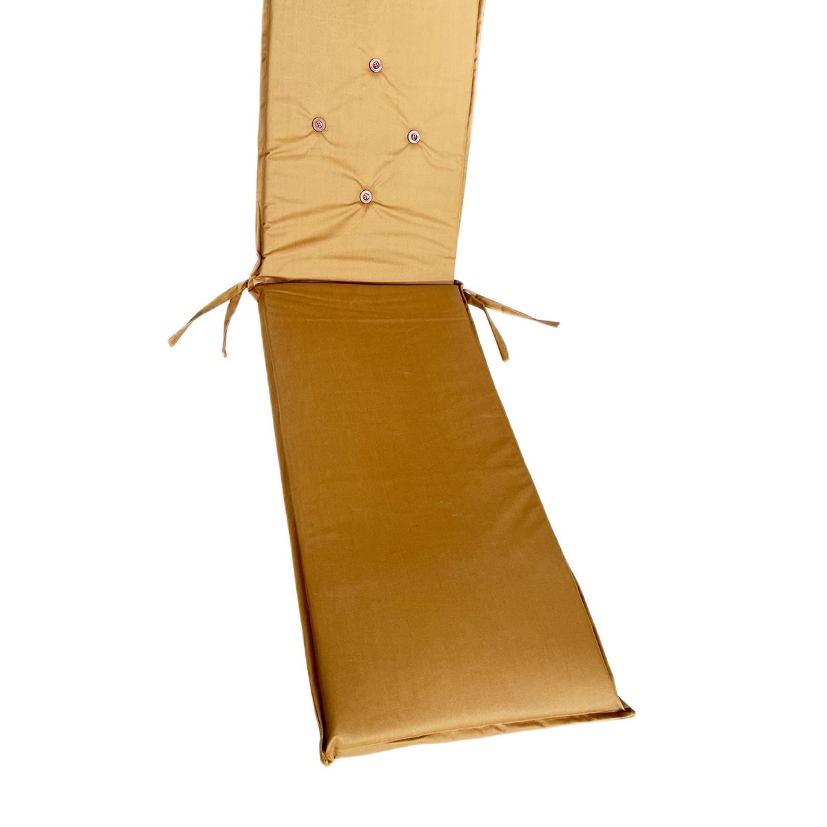 CHILENA CASAGRANDE - COJIN CAFE  EN  LONA  POLIESTER  UV  PARA REPOSERA 55 x 5 x 190 cm