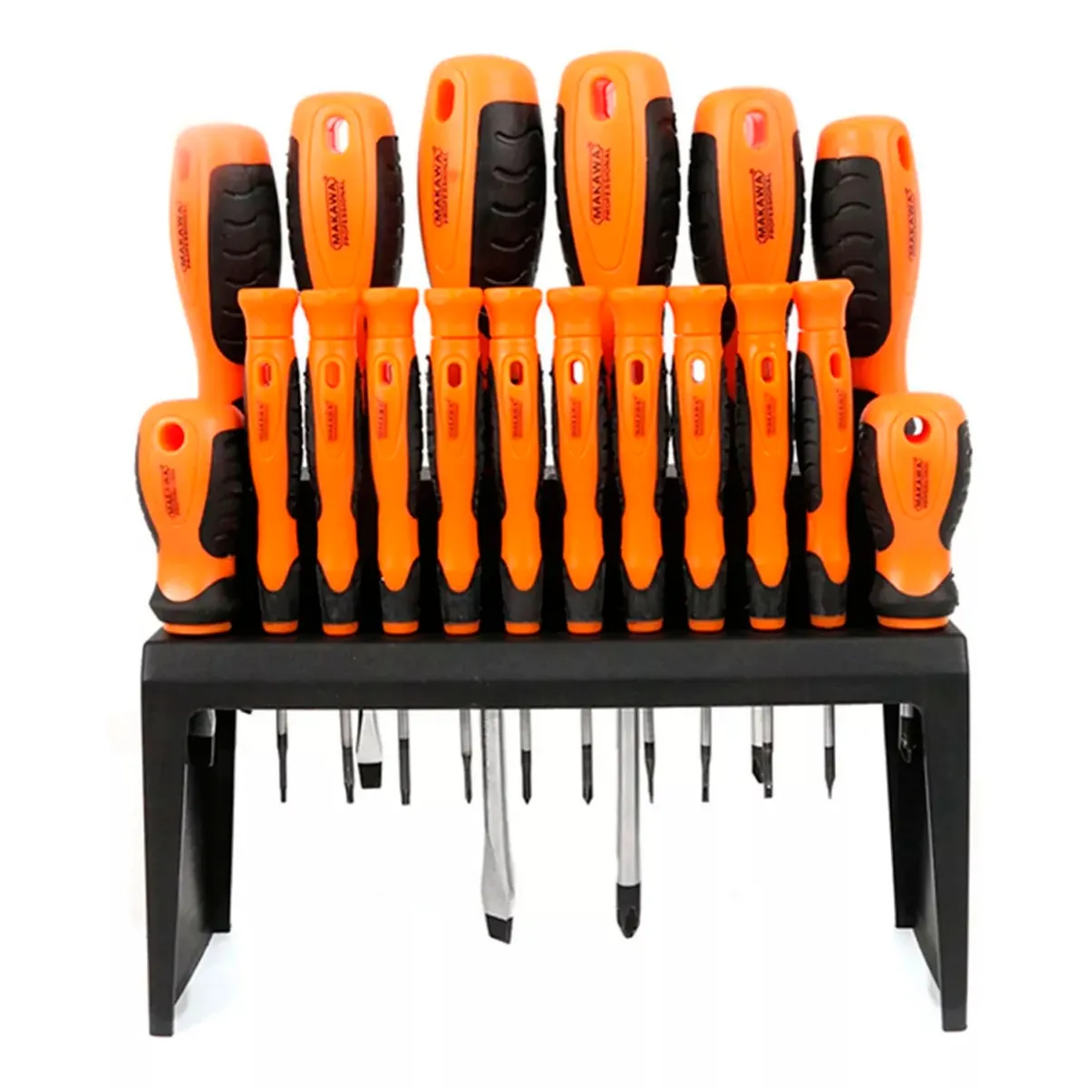 MAKAWA - Kit Set Juego Destornilladores 18 Piezas Makawa Mk0821