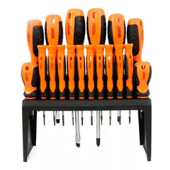 MAKAWA - Kit Set Juego Destornilladores 18 Piezas Mk0821