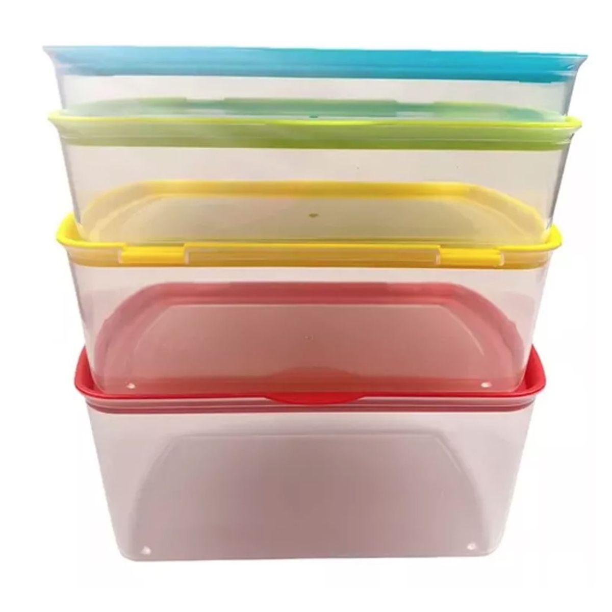 GENERICO - Organizador Refrigerador Cocina Premium Set 4 Contenedores