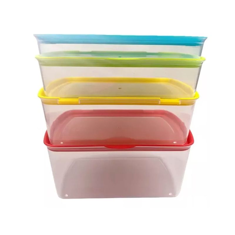 GENERICO - Organizador Refrigerador Cocina Premium Set 4 Contenedores