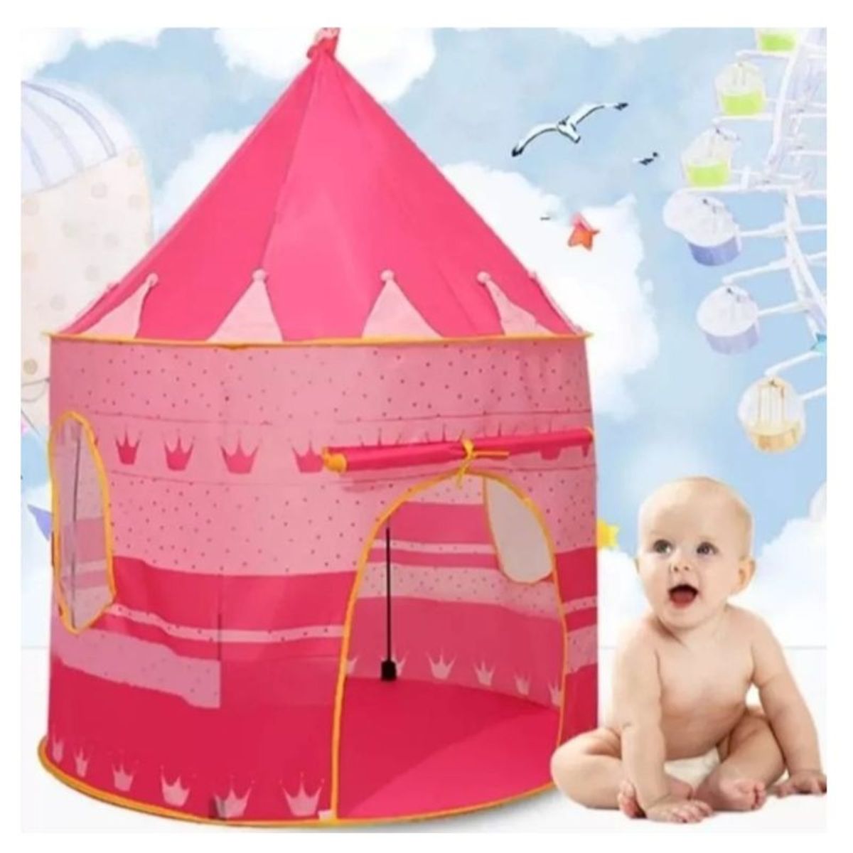 GENERICO - Carpa Infantil Castillo Para Niños Portátil