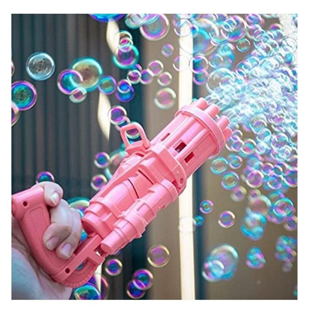 GENERICO - Pistola Lanza Burbujas Luz Led Con Sonido