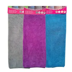 MPROPIA - Pack 3 Paños Limpieza Microfibra 40x40 Suave Absorbente 823