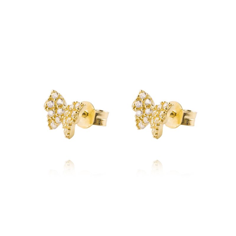 JB JOYAS BARON - Aros de Oro 18kt Modelo Mariposas