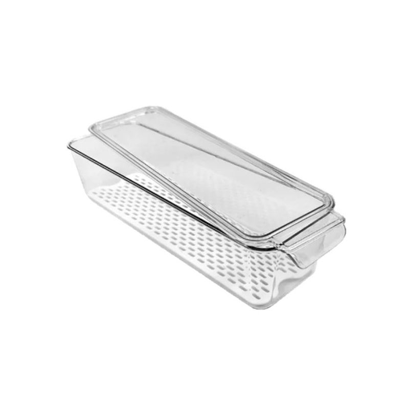 GENERICO - Organizador Contenedor Apilable Para Heladera Acrílico