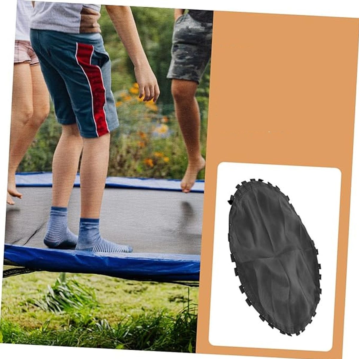 CRUSEC - Trampolin Fitness Deporte Cama Elástica Redonda 91cm