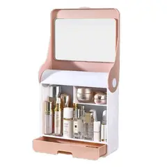 OEM - Caja Organizador de Cosméticos Maquillaje con Espejo