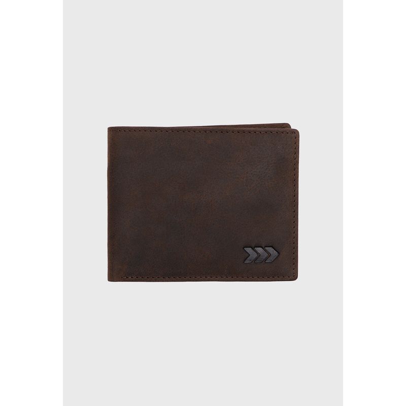 ARROW - Billetera Cuero Café Arrow ARROW
