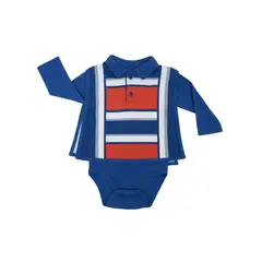 BAMBINO - Body Huaso Poncho Azul Fiestas Patrias Niño 9-12M
