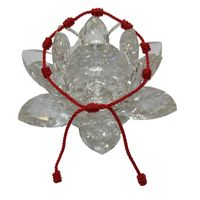 Pulsera de protección de Hilo Rojo 7 Nudos con Dije Dorado