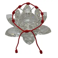 GENERICO - Pulsera de protección de Hilo Rojo 7 Nudos con Dije Dorado