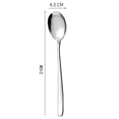 SHANDIAN - Seis cucharas de hielo con mango de cola redonda