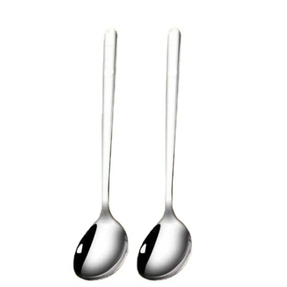 SHANDIAN - Seis cucharas de hielo con mango de cola redonda