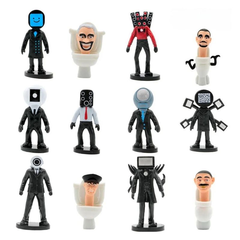 GENERICO - 12 Figuras skibidi toilet