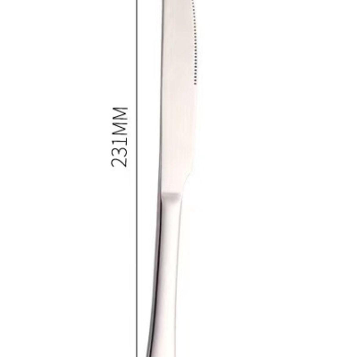 SHANDIAN - Seis cuchillos de comedor de acero inoxidable