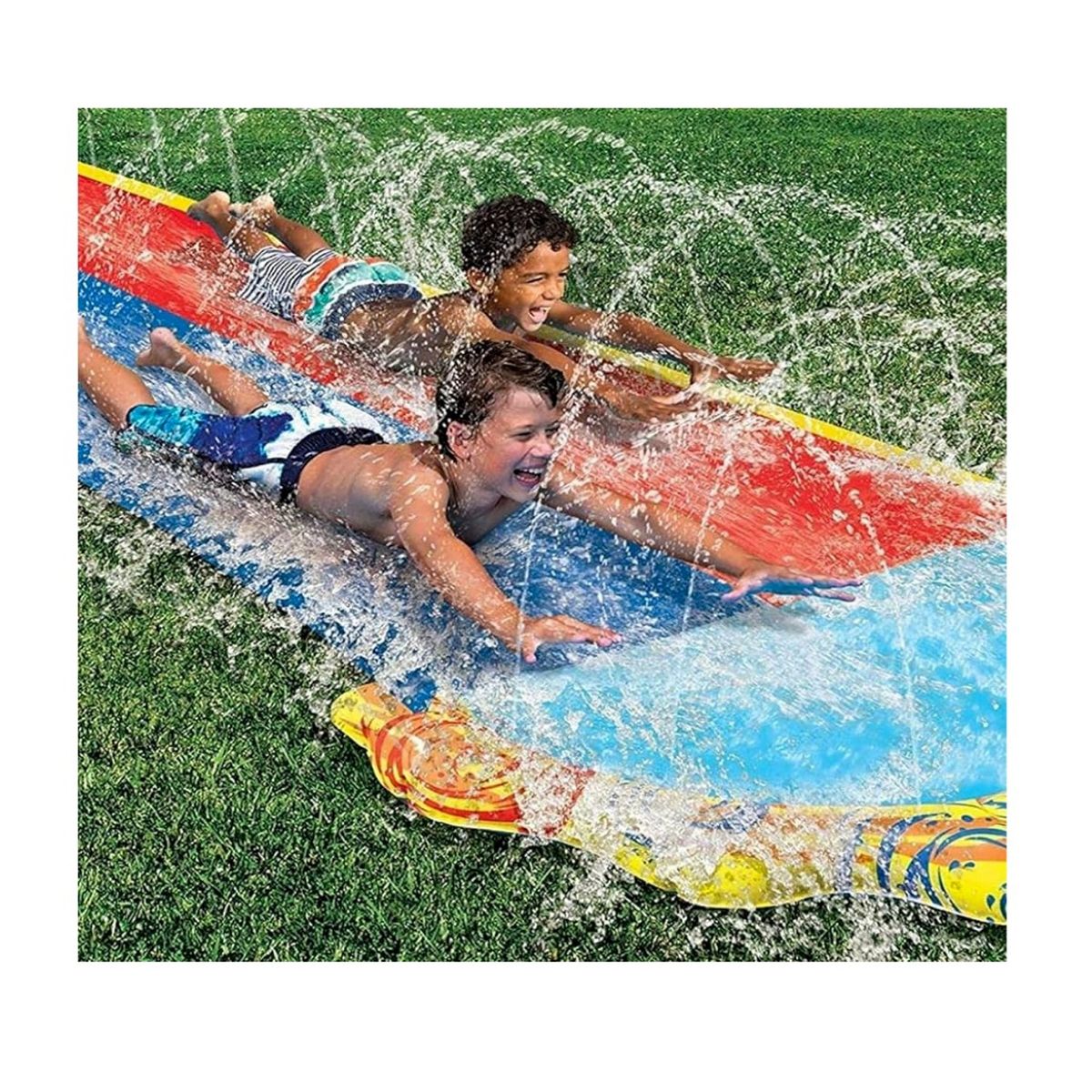 Deslizador De Agua Tobogán Alfombra Aspersor Niños Verano, marca GENERICO - Foto 2