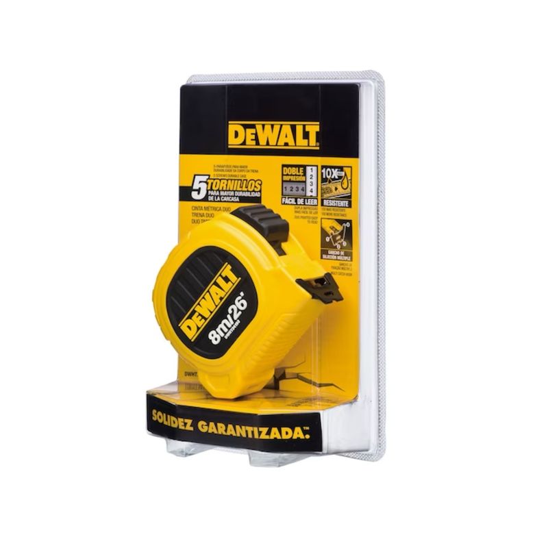 DEWALT - Huincha De Medir Cinta Métrica Dewalt 8m 25mm Dwht34193l