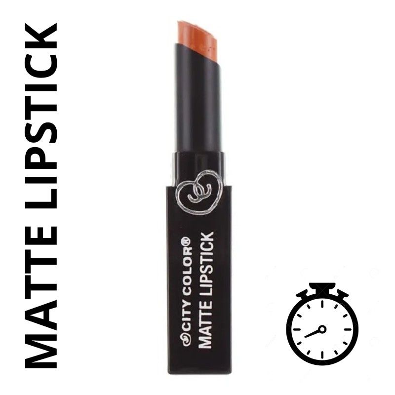 CITY COLOR - Labial en barra acabado matte City Color - 27 Marmalade.