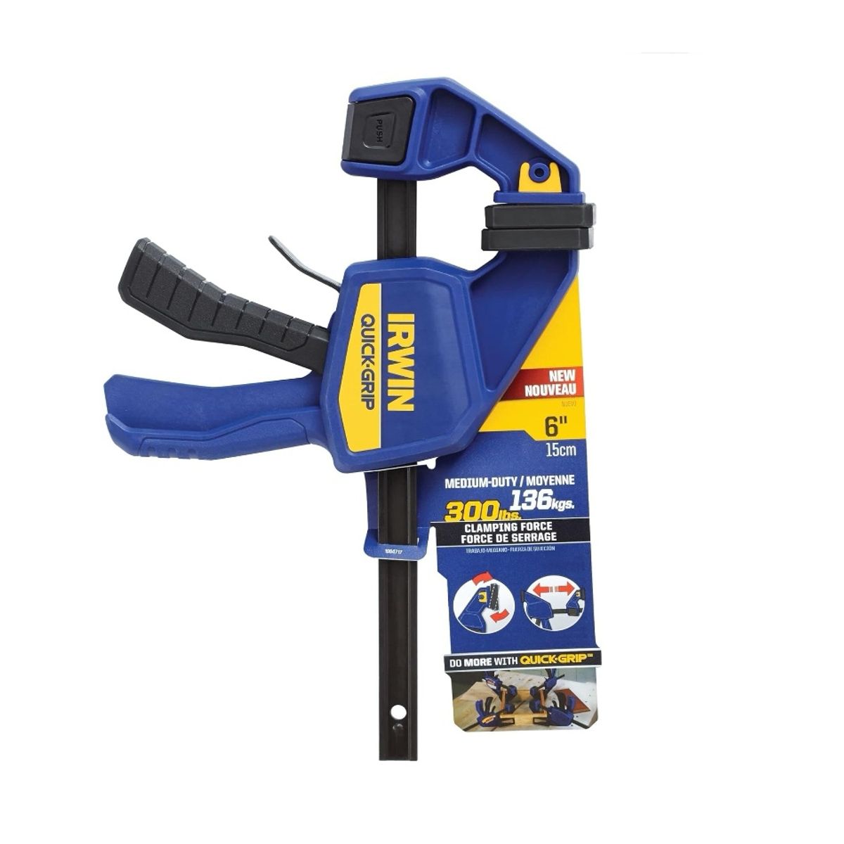 IRWIN - Prensa Rápida De Barra Irwin Quick-grip Resina 15 Cm 1964717