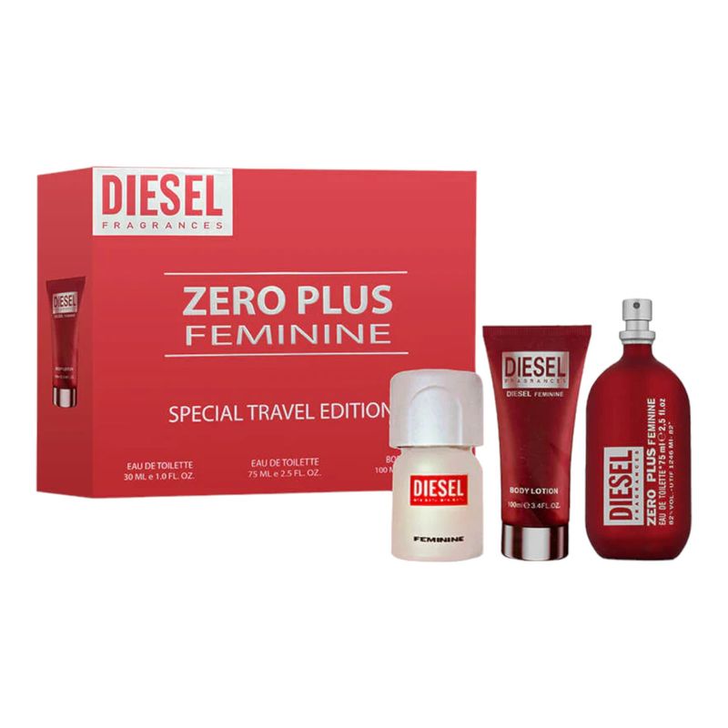 DIESEL - Diesel Zero Plus Femenin Edt 75ml  30ml Bl 100ml.