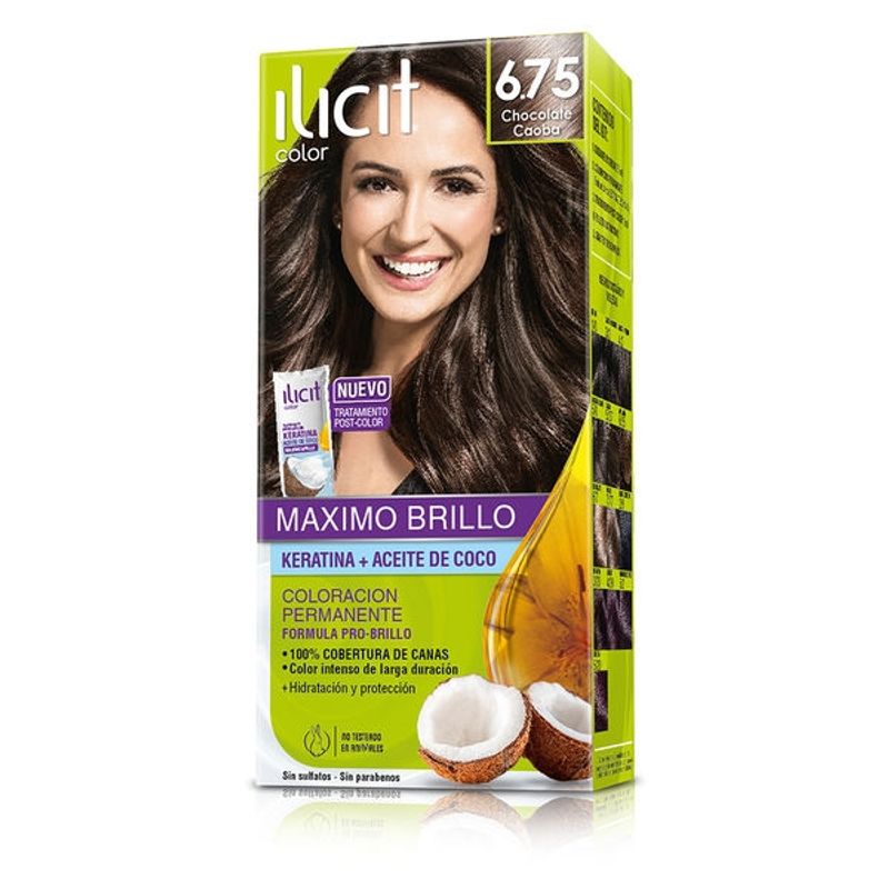 ILICIT - Tintura Ilicit 6.75 Chocolate Caoba - Ilicit.