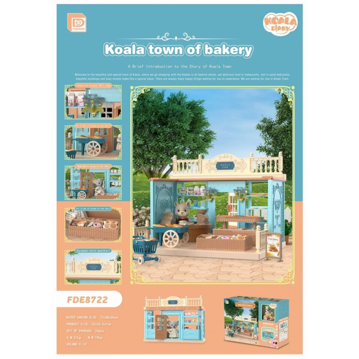 GENERICO - FDE FDE8722 DIY THE BAKERY ( W 1 DOLLS )