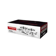 GENERICO - Set De Ollas De Cocina Y Tetera 12 Piezas DN