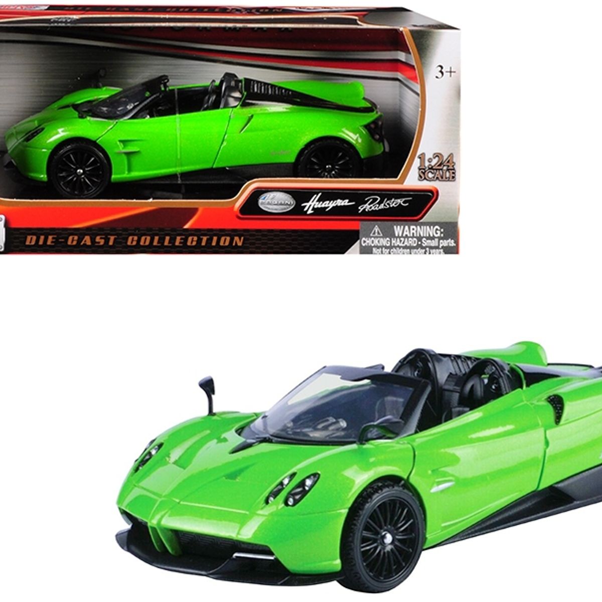 MOTORMAX - MOTORMAX 79354 1-24 PAGANI HUAYRA ROADSTER GREEN OR METALIC