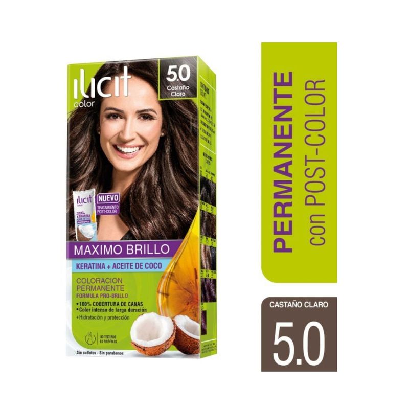 ILICIT - Tintura Ilicit Color 5.0 Castaño Claro.