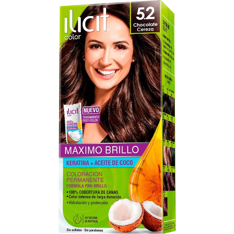 ILICIT - Tintura Ilicit Color 5.2 Chocolate Cereza.