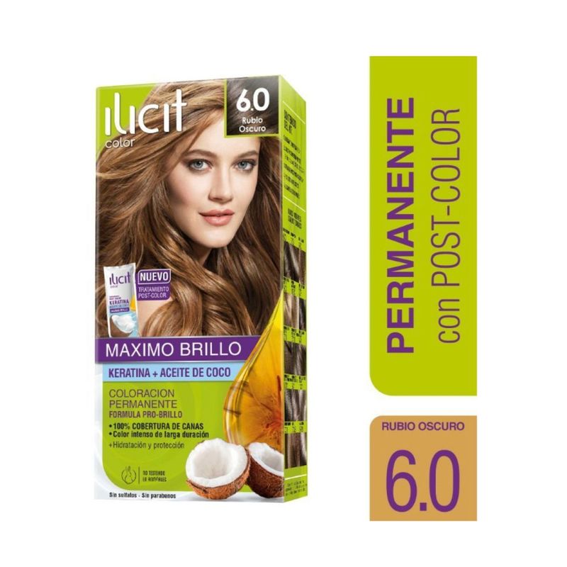 ILICIT - Tintura Ilicit Color 6.0 Rubio Oscuro.