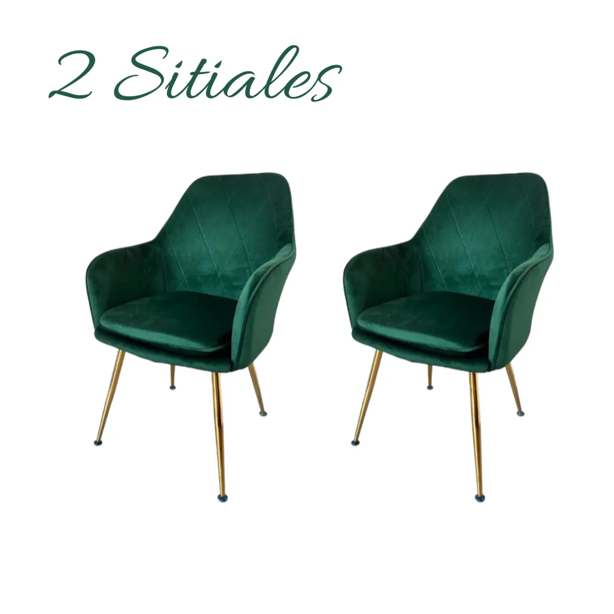 CORI CORI - Pack 2 Poltronas Diamante Verde