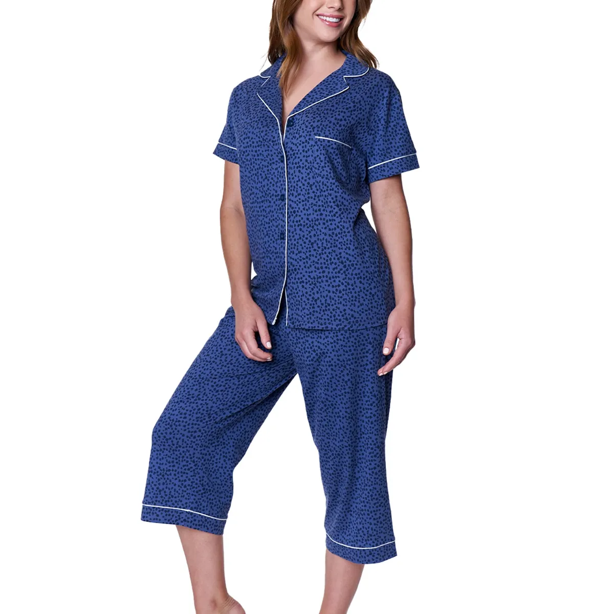 BAZIANI - Pijama Abotonado Mujer 8621
