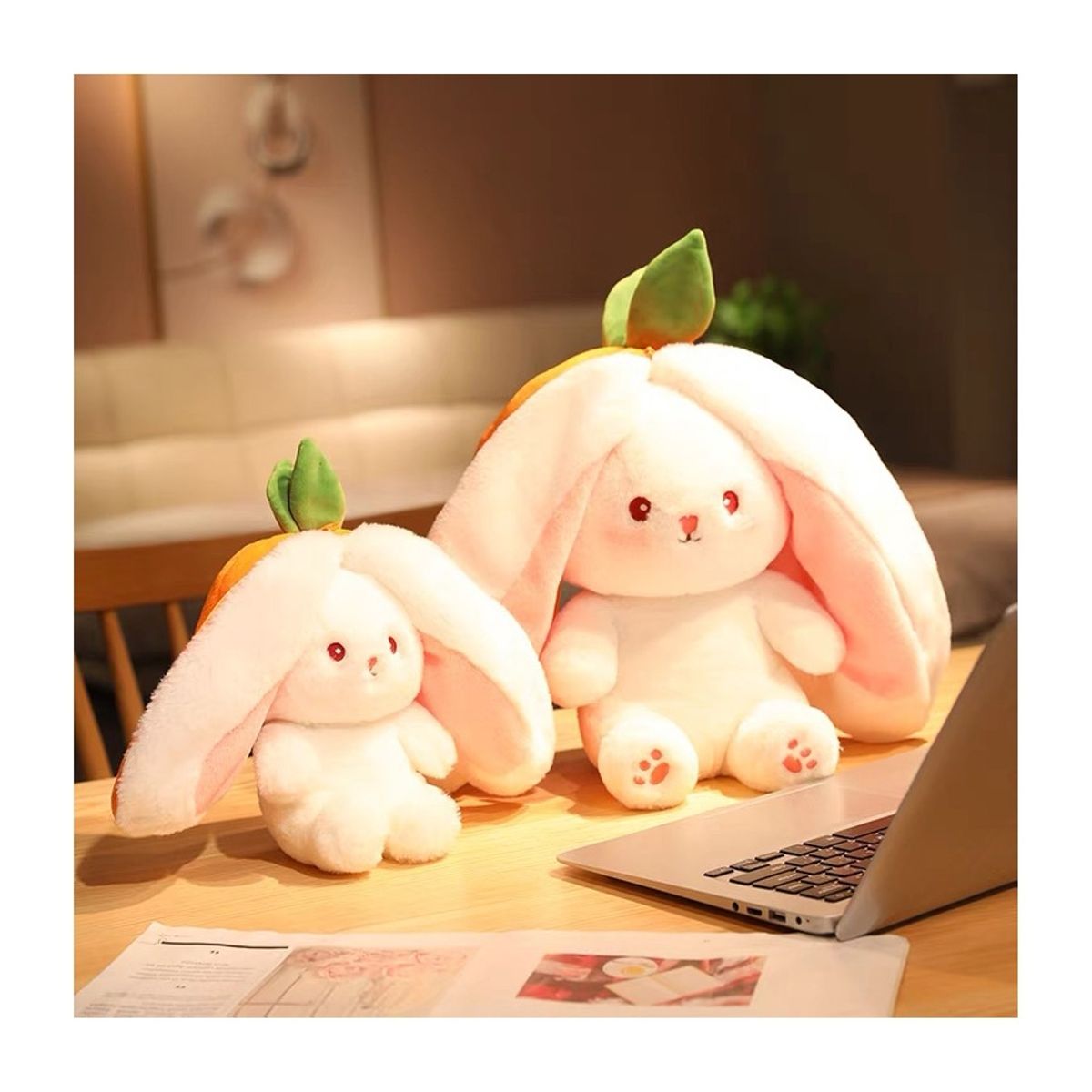 GENERICO - Peluche de conejo Kawaii  25cm