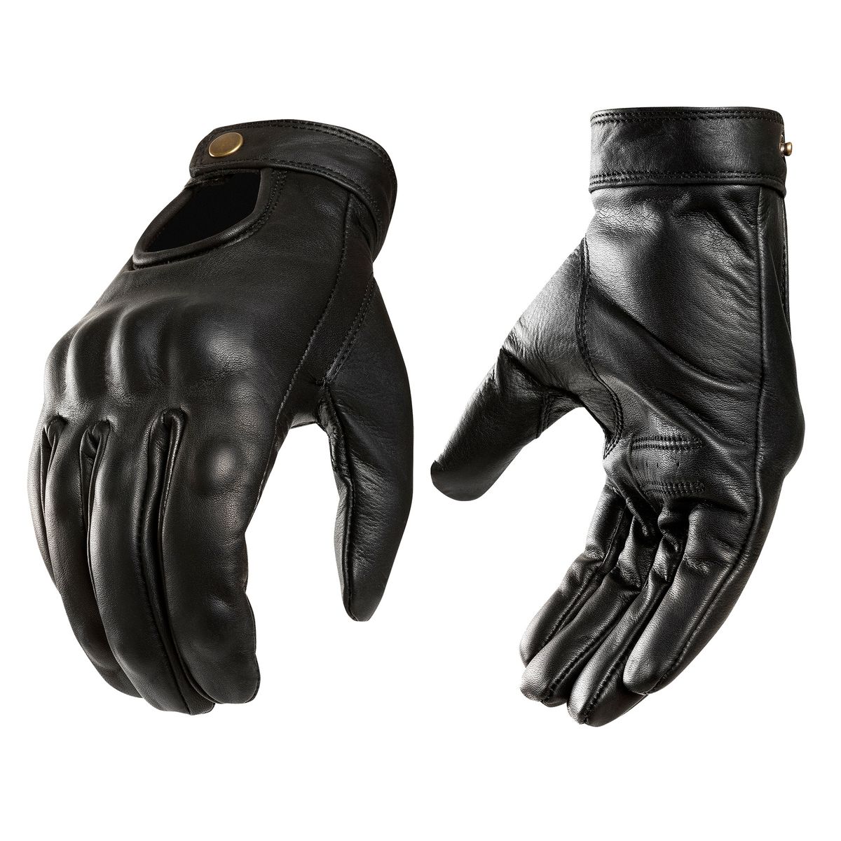 FYZPRO - GUANTE PARA MOTO DE CUERO BROCHE METÁLICO REK FYZPRO