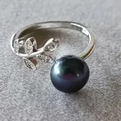 GENERICO - Anillo Ajustable Beta Aquila Perla