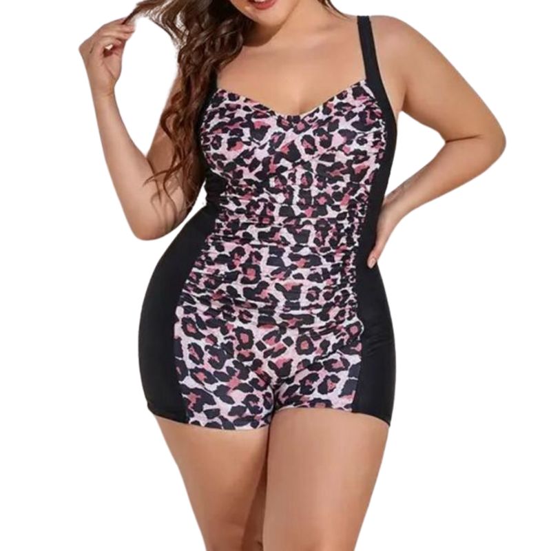HIPSY - Traje De Baño Mujer Pin Up Basic Semi Short Natación