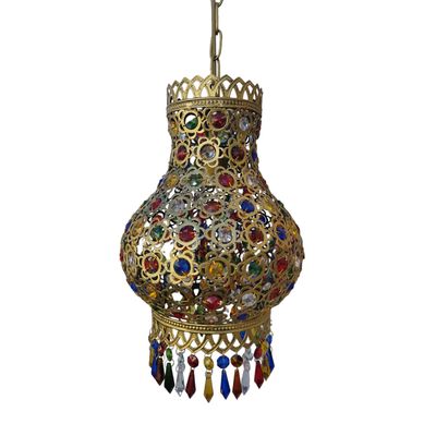 Imagen 2 del producto Lampara Colgante Cristales De Color Estilo Oriental Turco