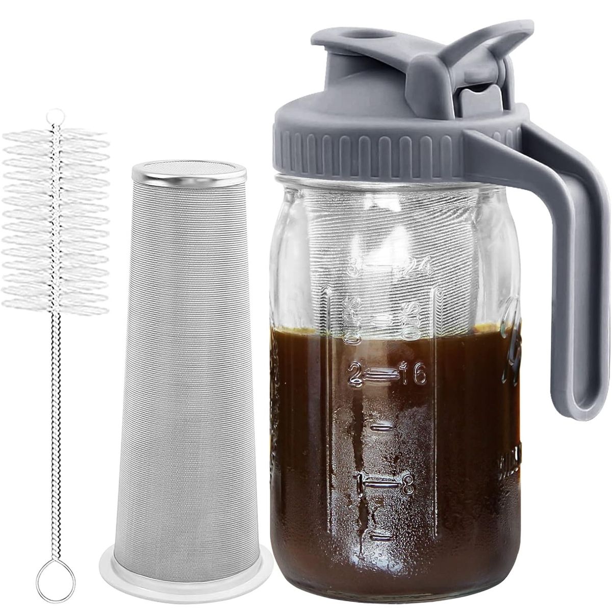 COREJOY - Cafetera y tetera profesional de cristal Cold Brew 1000ML