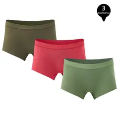 GIOVACCHINO - Pack de 3 Calzones Boxer Pantaleta bambú Mujer.