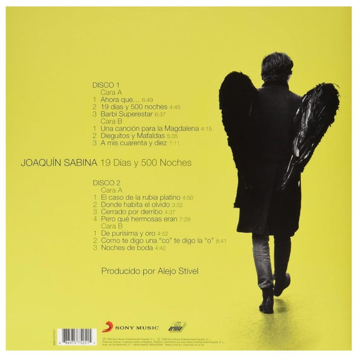 HITWAY MUSIC - JOAQUIN SABINA-19 DIAS Y 500 NOCHES (2LP)-VINILO HITWAYMUSIC