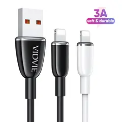 GENERICO - Cable usb 1.2m 3A Compatible Con iPhone 5 6 7 8 X Xs Xr 11 12 13