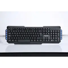 FUJITEL - TECLADO INALAMBRICO 106 TECLAS +10 NEGRO