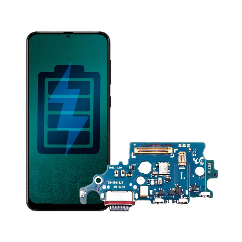 GENERICO - Flex de Carga Compatible con Samsung S21 Conector Tipo C