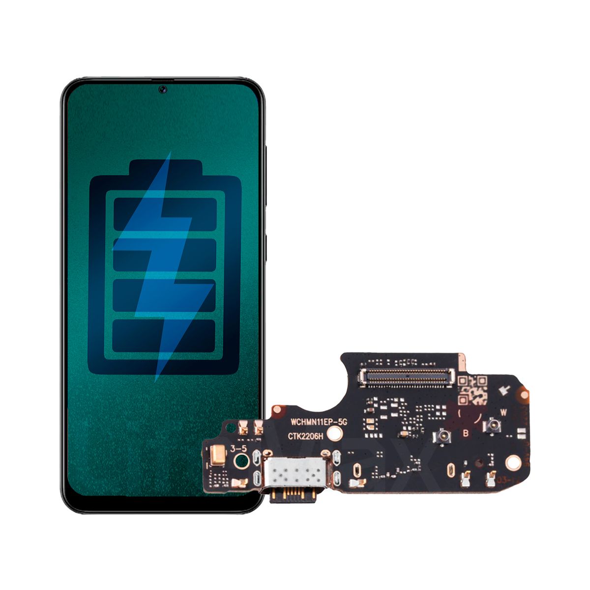 GENERICO - Flex de Carga Compatible con Xiaomi Redmi Note 11 Pro Tipo C